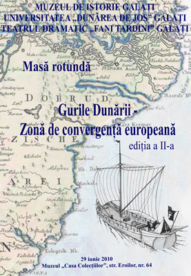 Afisul mesei rotunde "Gurile Dunării -zonă de convergenţă europeană"